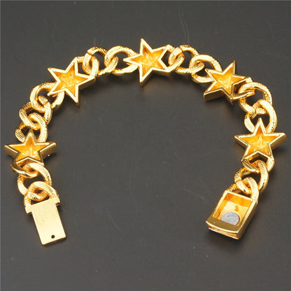 Five-Star Cuban Link Bracelet